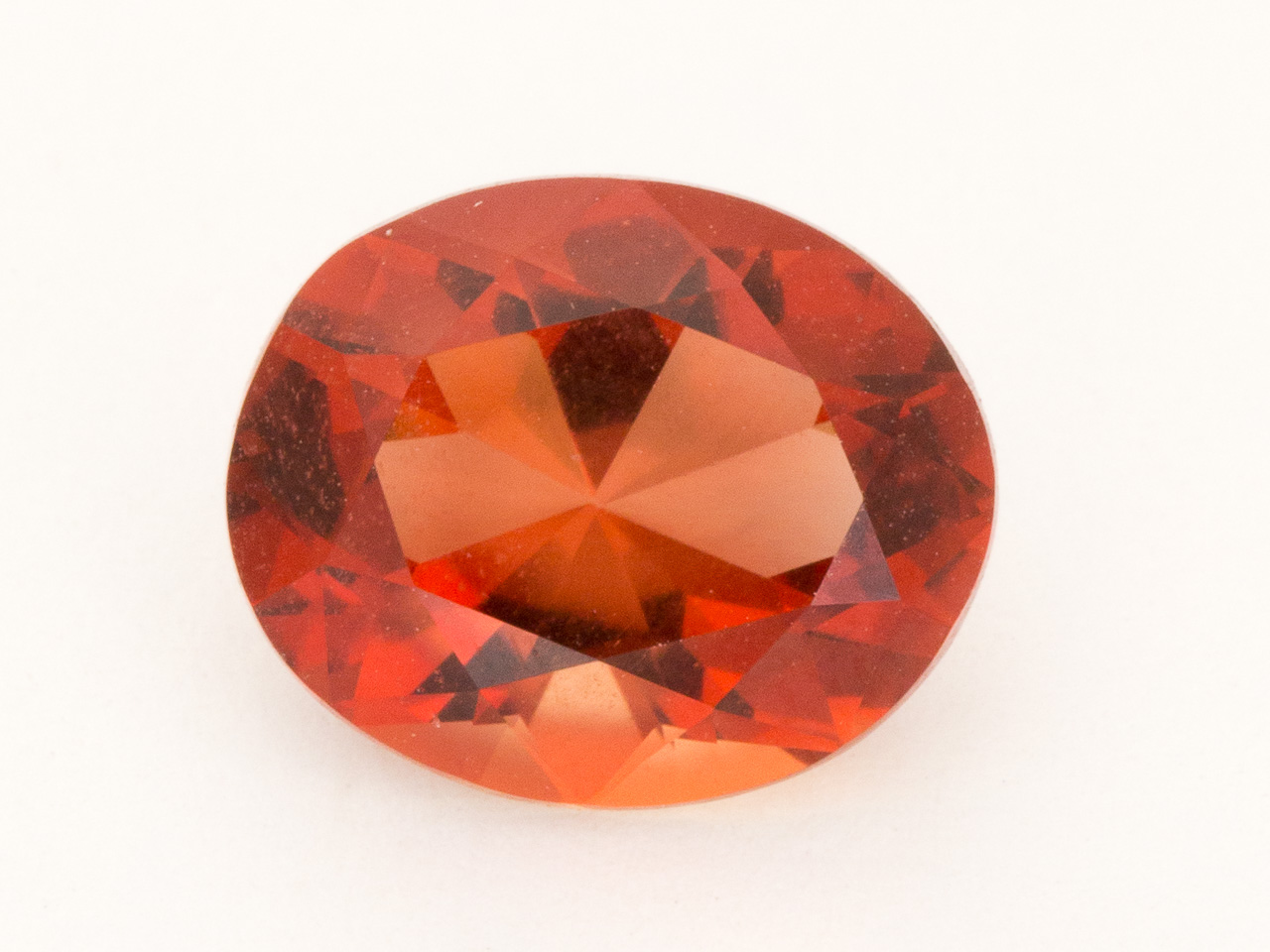 3.55ct Red Oval Sunstone (S2502) - Gems By Gerald